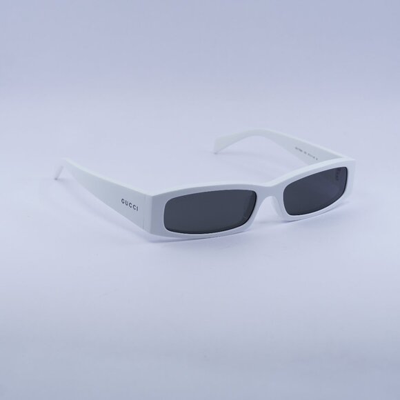 🕶️ New Gucci GG1778S 002 Sunglasses - White Frame, Grey Lenses